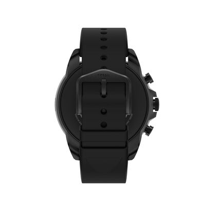 Fossil Gen 6 Smartwatch Black Silicone, , hi-res